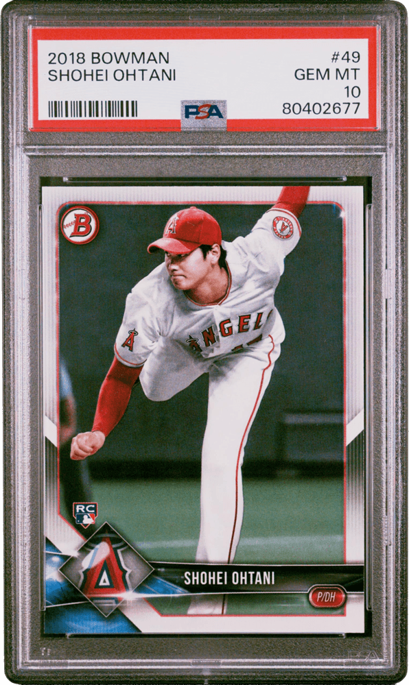 2018 Bowman Ohtani PSA 10